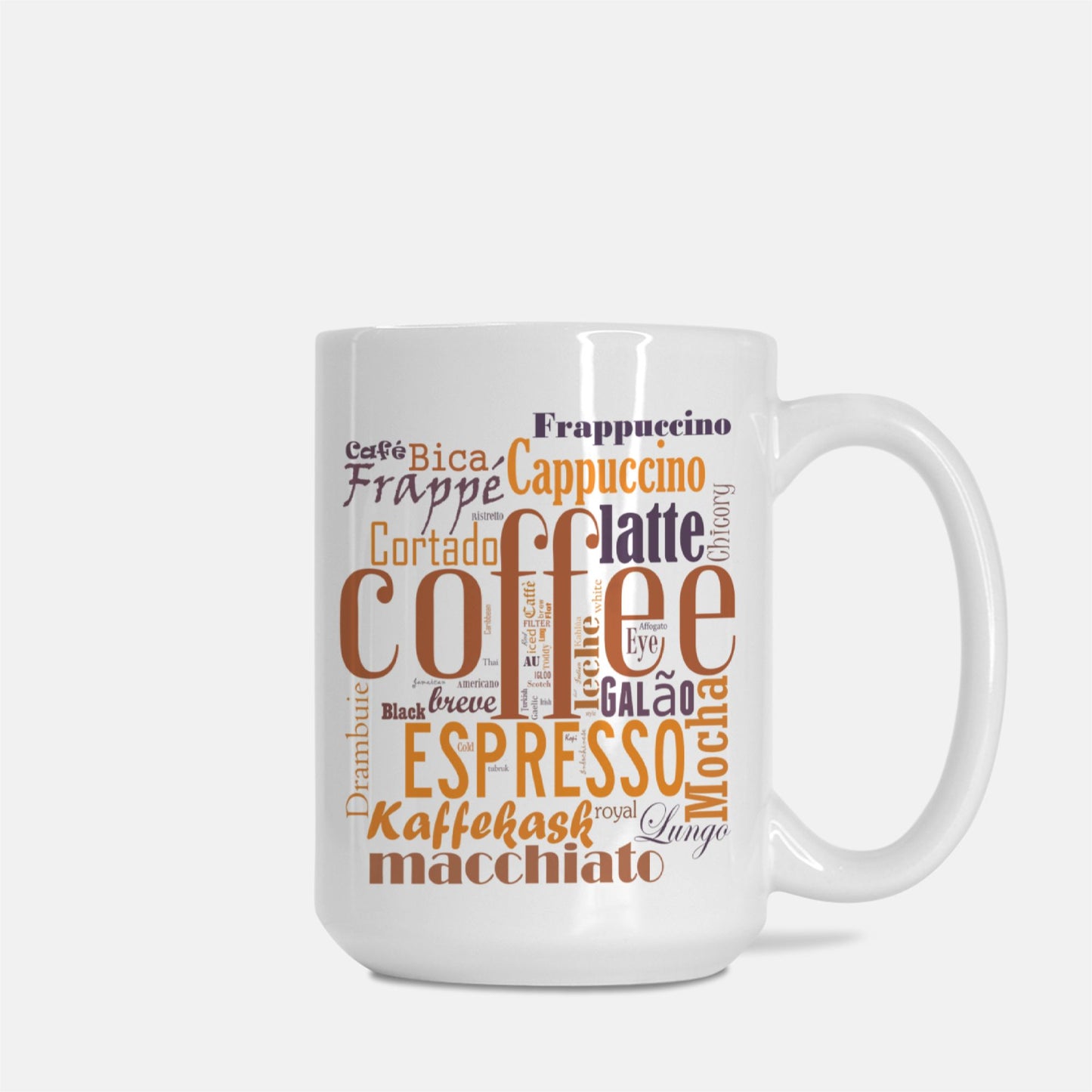 Global Brew Explorer: Coffee Names Around the World Mug